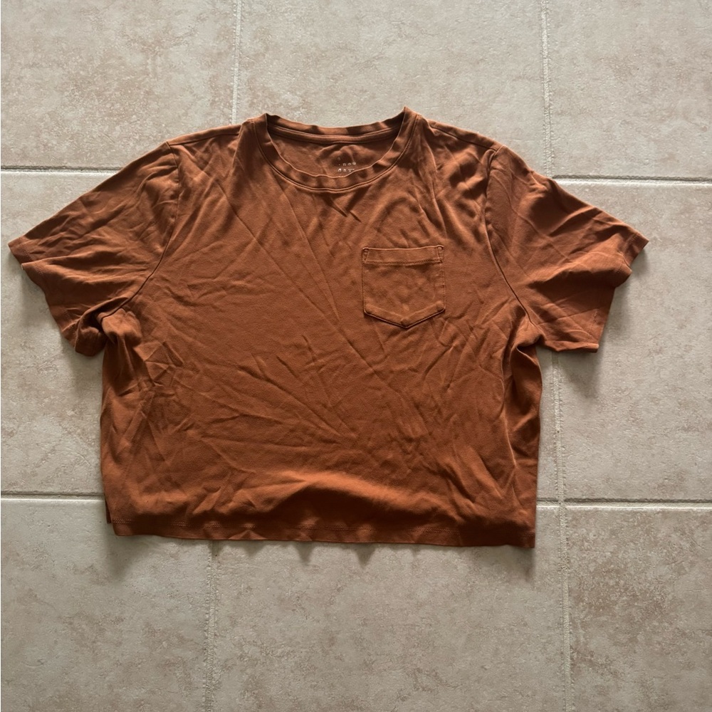 a new day Terracotta Short Sleeve Top